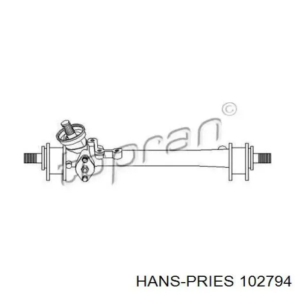 Управління рульове в зборі Hans Pries (Topran) 102794 ціна, від 50.47 USD