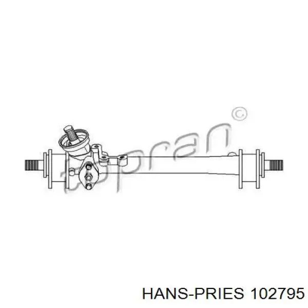 Управління рульове в зборі Hans Pries (Topran) 102795 ціна, від 52.97 USD