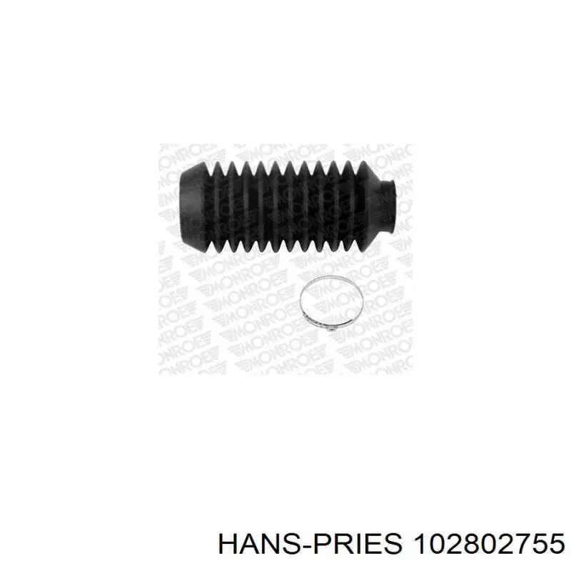 Купити 102802755 Hans Pries (Topran) Пильник рульового механізму/рейки, лівий