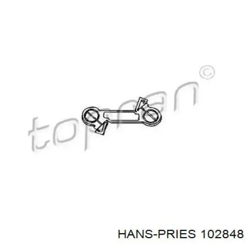 102848 Hans Pries (Topran) Кронштейн куліси КПП