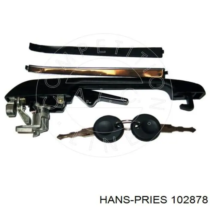 Ручка передньої двері зовнішня ліва Hans Pries (Topran) 102878 ціна, від 6.62 USD