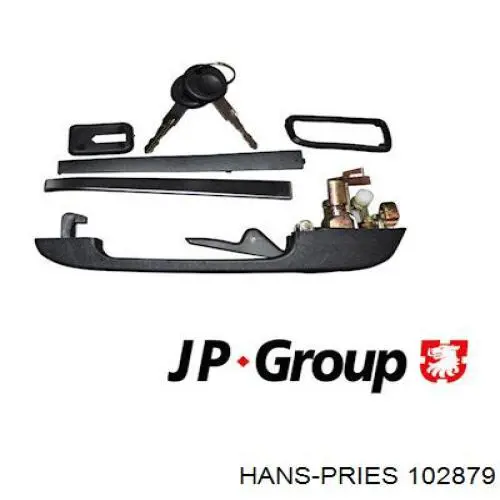 Ручка передньої двері зовнішня права Hans Pries (Topran) 102879 ціна, від 7.22 USD