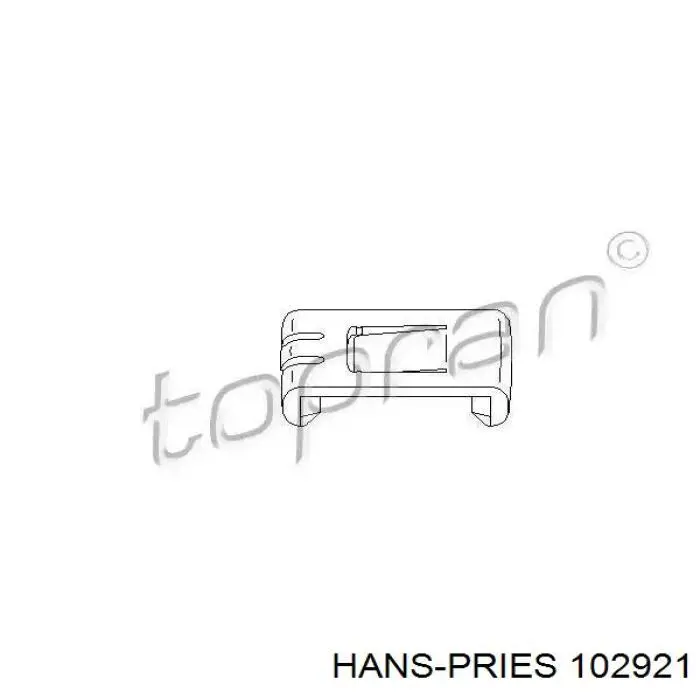Купити 102921 Hans Pries (Topran) Напрамні полозок сидіння