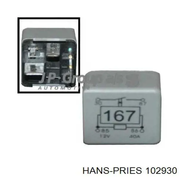 Реле електробензонасосу Hans Pries (Topran) 102930 ціна, від 3.58 USD