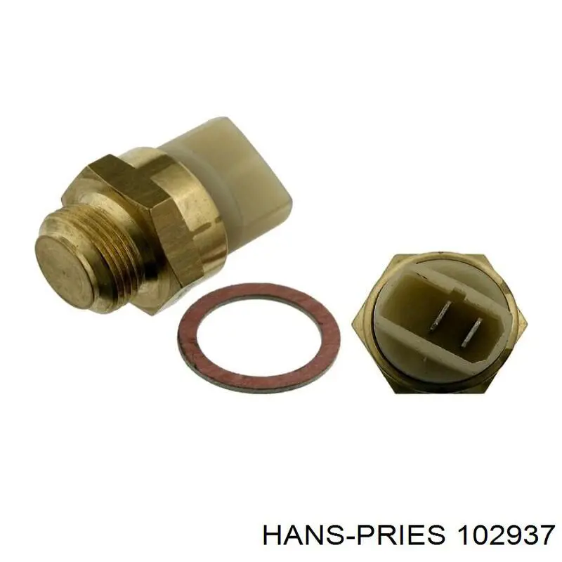 Датчик температури охолоджуючої рідини 102937 Hans Pries (Topran)