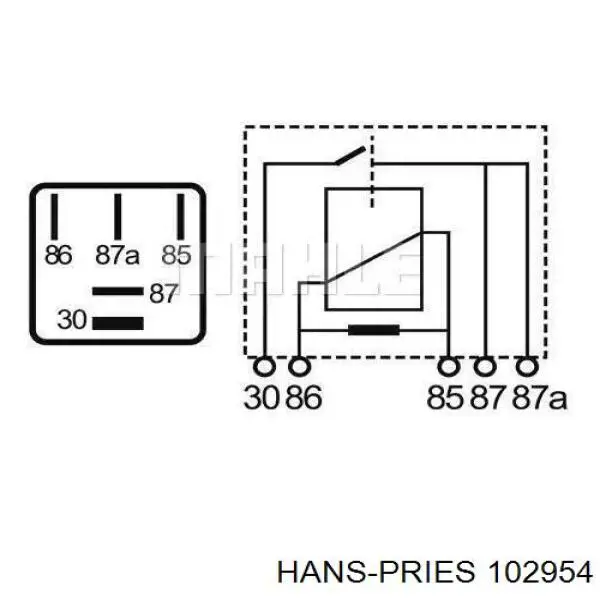 Звуковий дзвін сигналізації Hans Pries (Topran) 102954