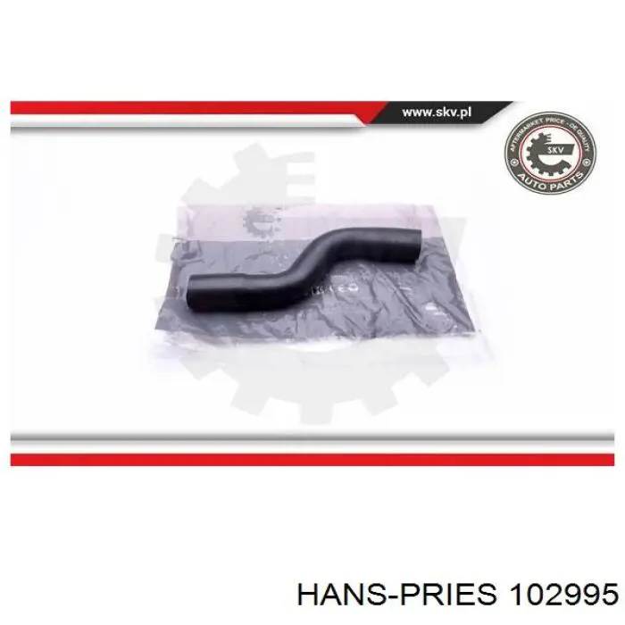 Купити 102995 Hans Pries (Topran) Шланг/патрубок радіатора охолодження, нижній