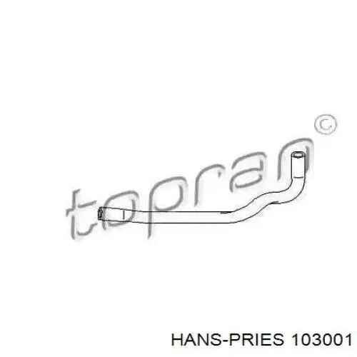 Шланг/патрубок системи охолодження Hans Pries (Topran) 103001 ціна, від 4.70 USD