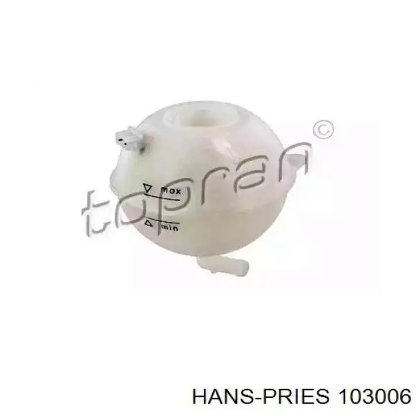103006 Hans Pries (Topran) бачок системи охолодження, розширювальний