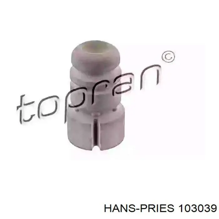 Буфер-відбійник амортизатора переднього 103039 Hans Pries (Topran)