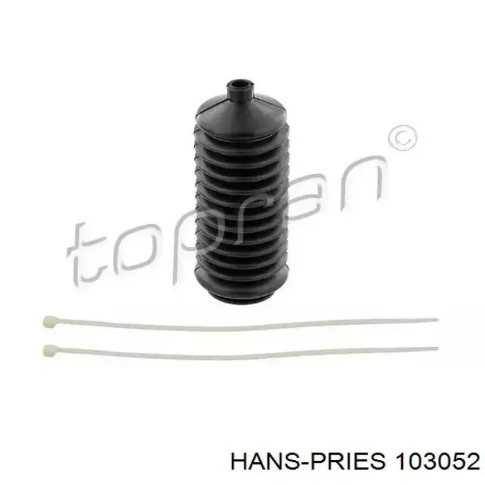 Пильник рульової рейки 103052 Hans Pries (Topran)