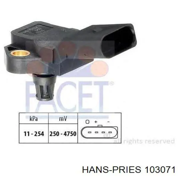 103071 Hans Pries (Topran) Гальмо дискове переднє
