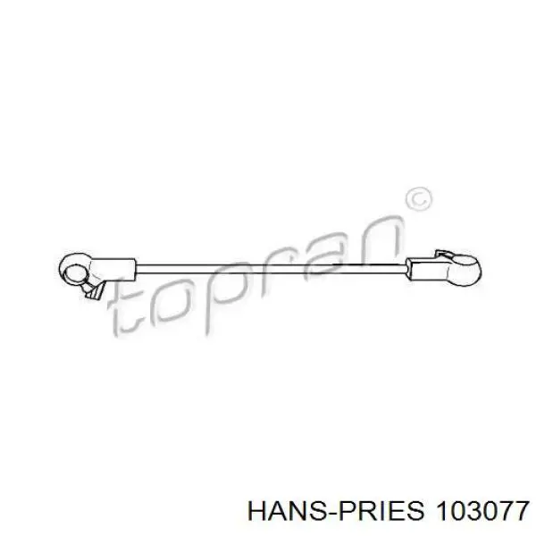 103077 Hans Pries (Topran) тяга куліси акпп/кпп