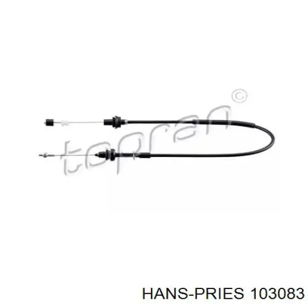 Трос газу Hans Pries (Topran) 103083 ціна, від 7.82 USD