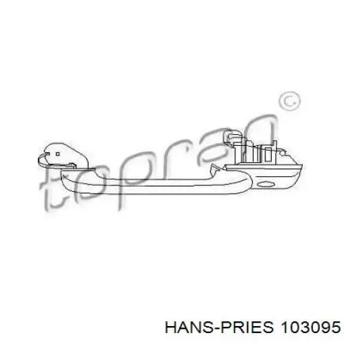 103095 Hans Pries (Topran) ручка передньої двері зовнішня ліва