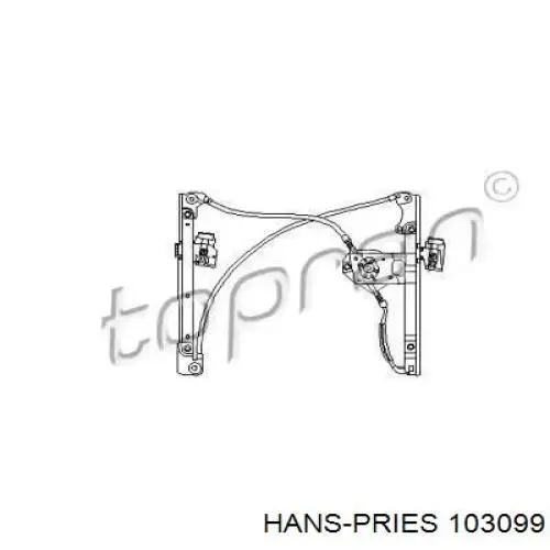 103099 Hans Pries (Topran) механізм склопідіймача двері передньої, лівої