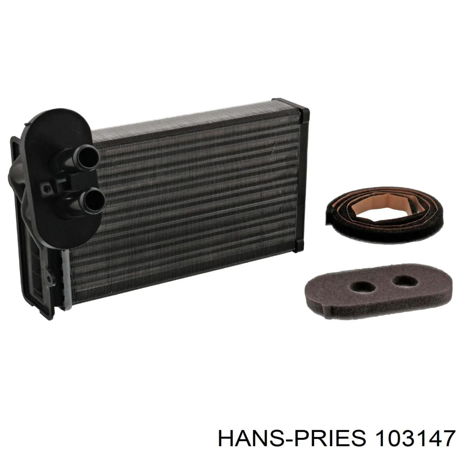 Радіатор пічки (обігрівача) Hans Pries (Topran) 103147 ціна, від 16.91 USD