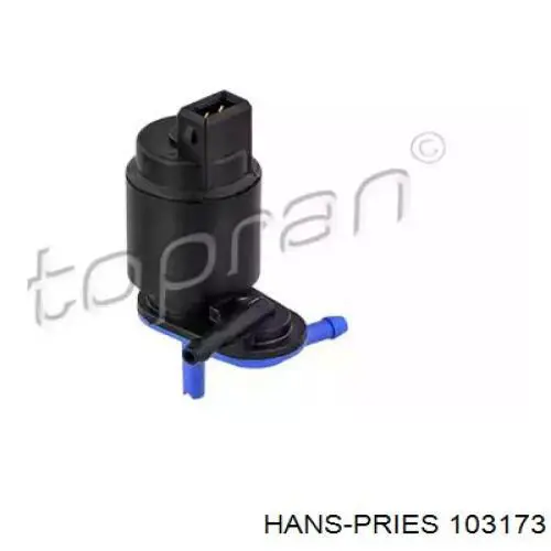 103173 Hans Pries (Topran) насос-двигун омивача скла, переднього