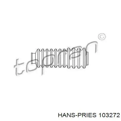 103272 Hans Pries (Topran) пильник рульового механізму/рейки