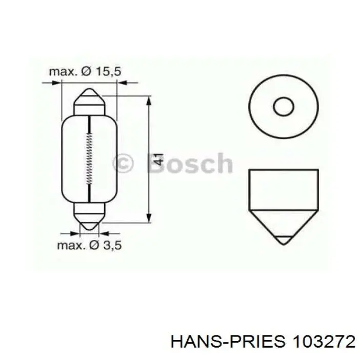 Купити 103272 Hans Pries (Topran) Пильник тяги
