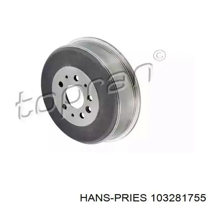 Купити 103281755 Hans Pries (Topran) Барабан гальмівний задній