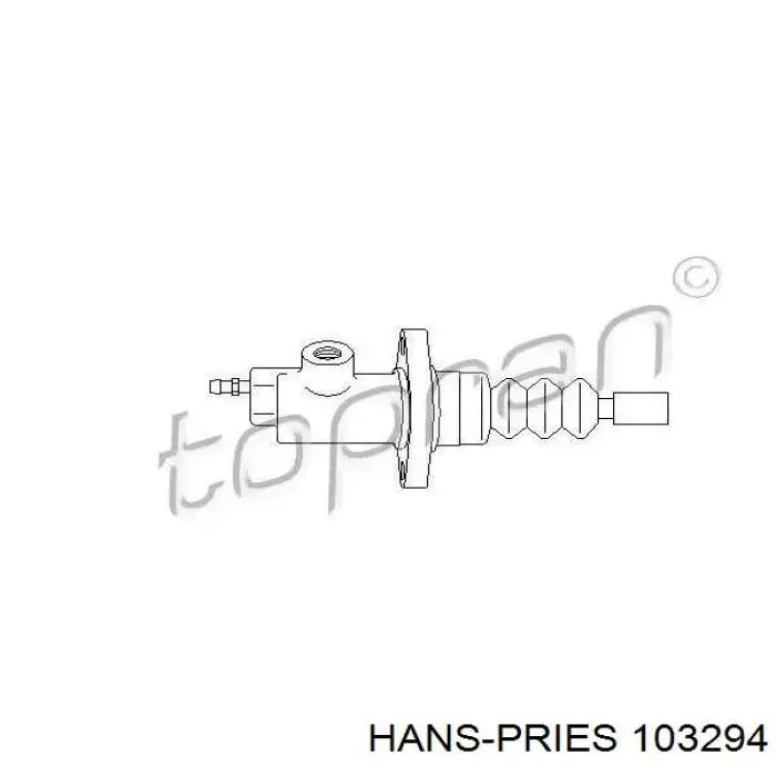 Актуатор зчеплення Hans Pries (Topran) 103294 ціна, від 17.11 USD