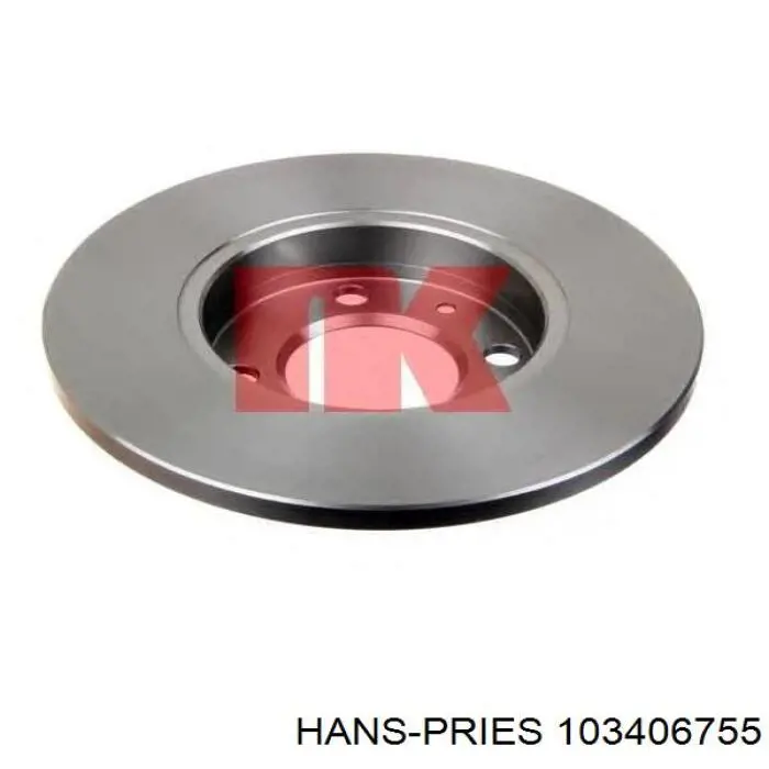 103406755 Hans Pries (Topran) Гальмо дискове переднє