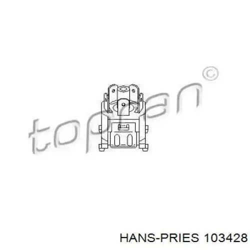 103428 Hans Pries (Topran) реостат/перемикач-регулятор режиму обігрівача салону