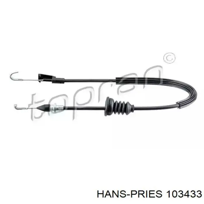 Замок задньої дверї, правої Hans Pries (Topran) 103433 ціна, від 4.93 USD