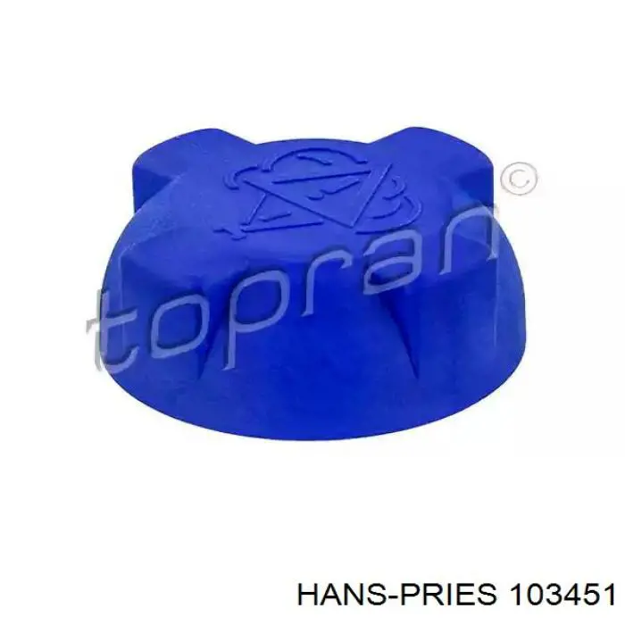 Кришка розширювального бачка 103451 Hans Pries (Topran)