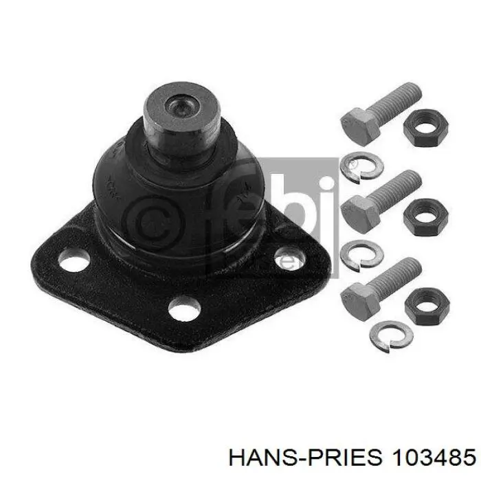 Пильник амортизатора переднього Hans Pries (Topran) 103485 ціна, від 1.02 USD