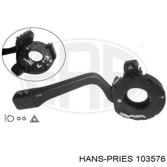Перемикач підрульовий, лівий Hans Pries (Topran) 103576 ціна, від 14.74 USD