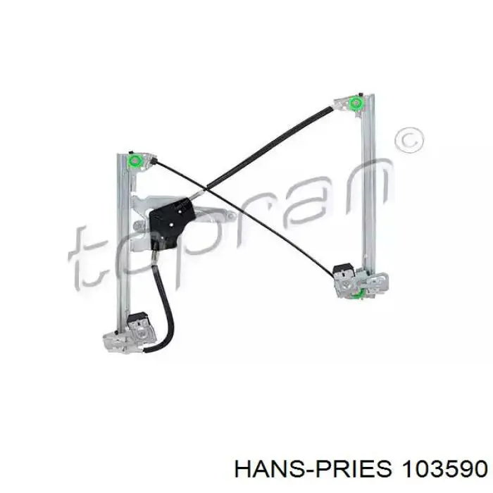 Купити 103590 Hans Pries (Topran) Механізм стеклопідйомника водійських дверей
