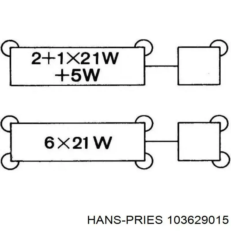 103629015 Hans Pries (Topran) Реле покажчиків поворотів