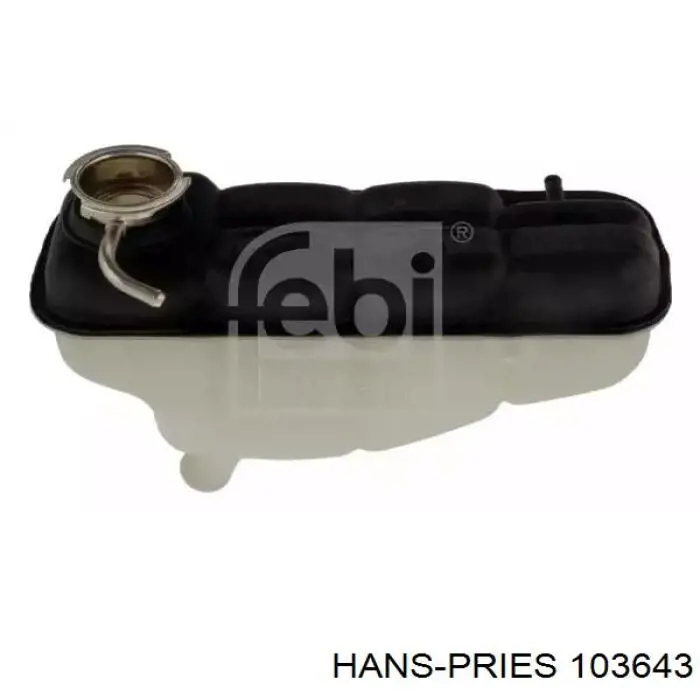 Кришка розширювального бачка 103643 Hans Pries (Topran)