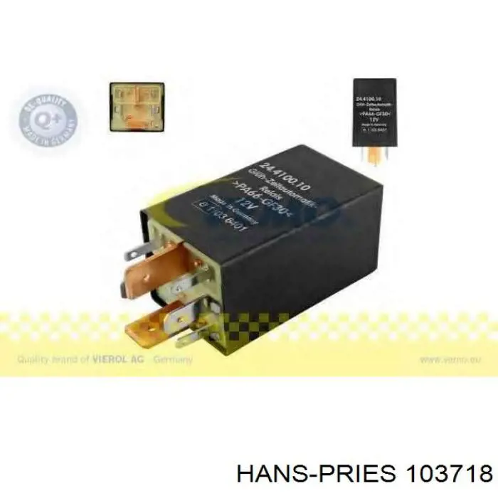 Купити 103718 Hans Pries (Topran) Реле свічок накалу