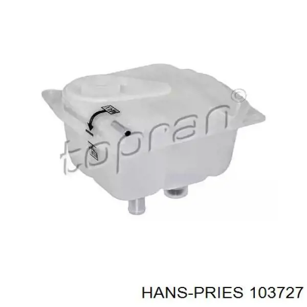 Бачок системи охолодження 103727 Hans Pries (Topran)