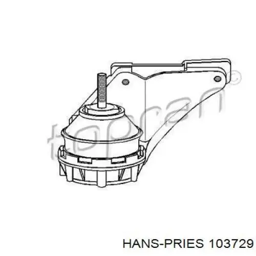 Купити 103729 Hans Pries (Topran) Подушка (опора) двигуна, ліва