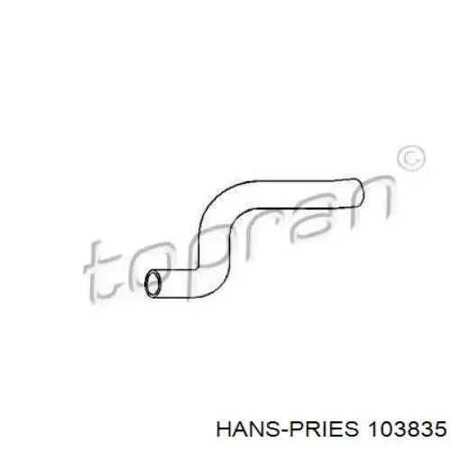 103835 Hans Pries (Topran) Патрубок системи охолодження