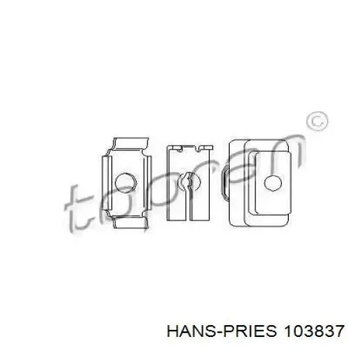 103837 Hans Pries (Topran) Трос зчеплення