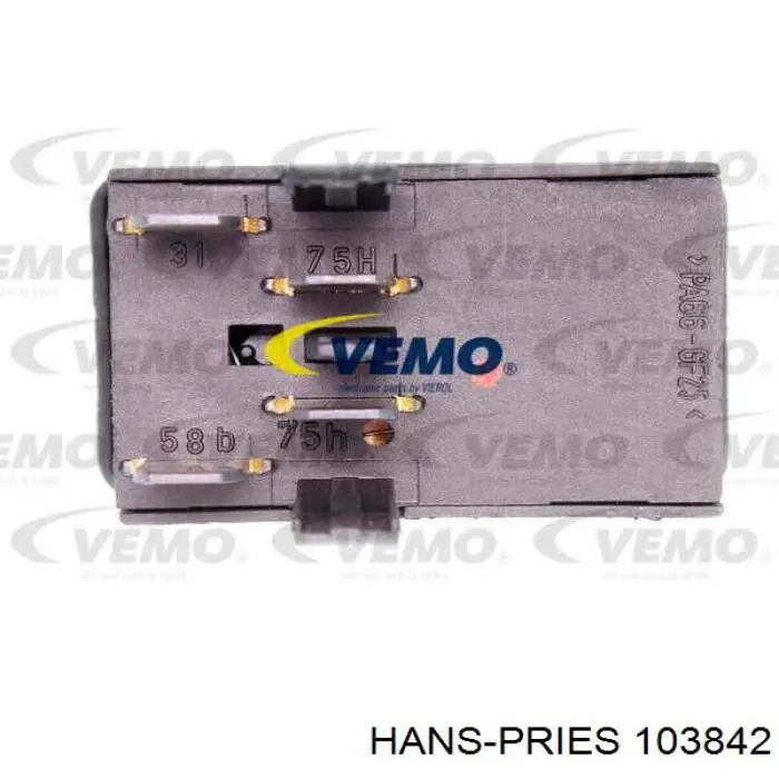 Вимикач обігріву заднього скла Hans Pries (Topran) 103842 ціна, від 6.54 USD