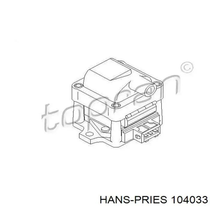 Котушка запалювання Hans Pries (Topran) 104033 ціна, від 20.83 USD