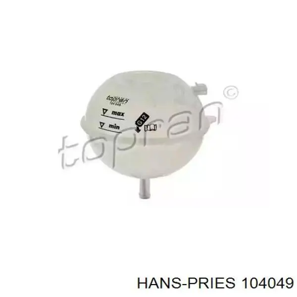 Бачок системи охолодження двигуна розширювальний Hans Pries (Topran) 104049 ціна, від 10.71 USD