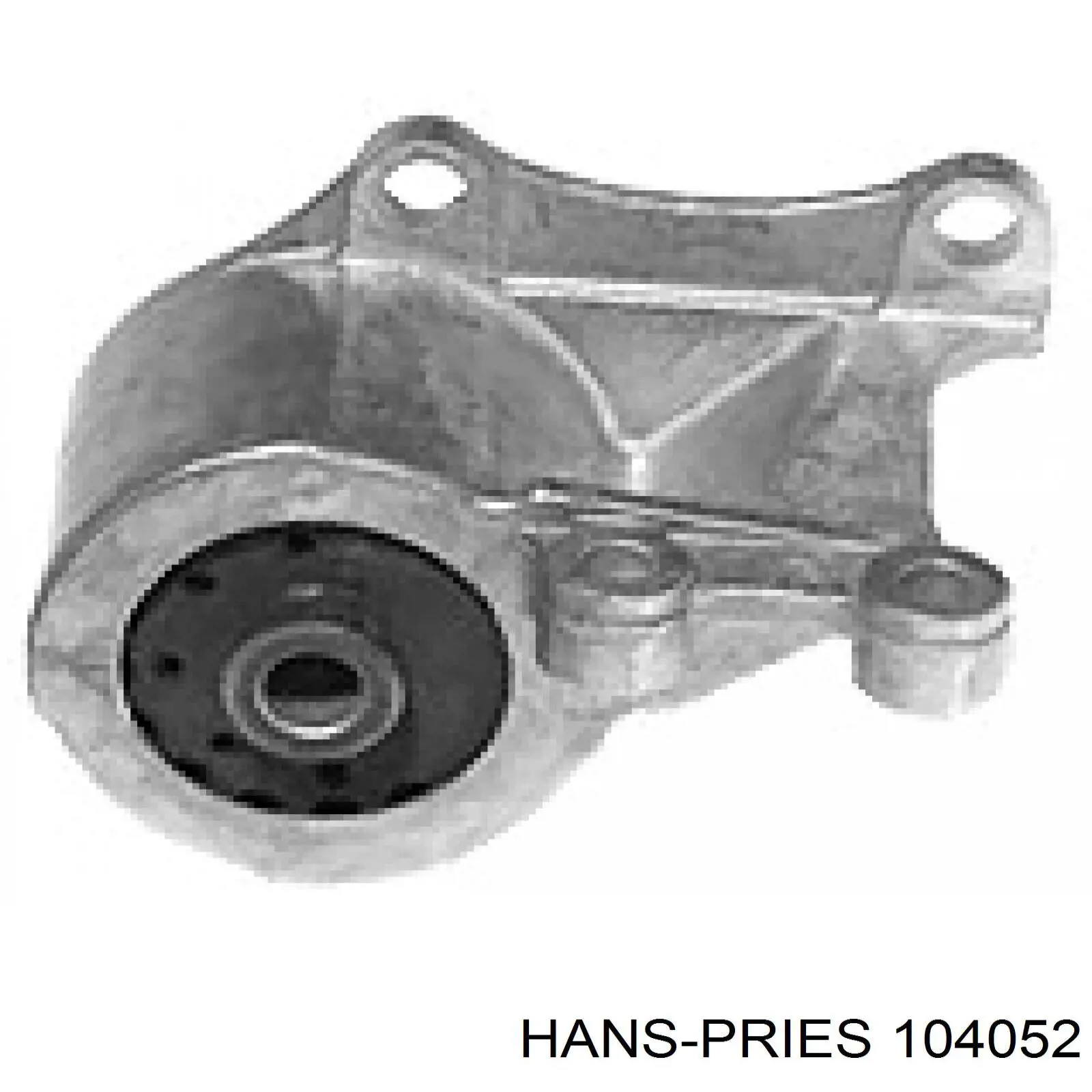 Подушка (опора) двигуна, задня Hans Pries (Topran) 104052 ціна, від 26.96 USD