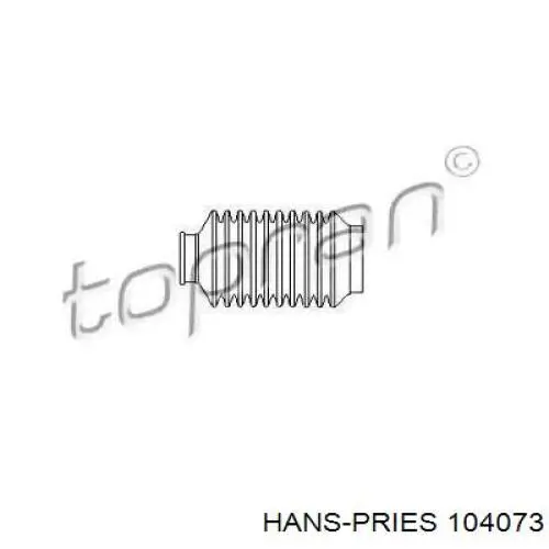 104073 Hans Pries (Topran) пильник рульового механізму/рейки
