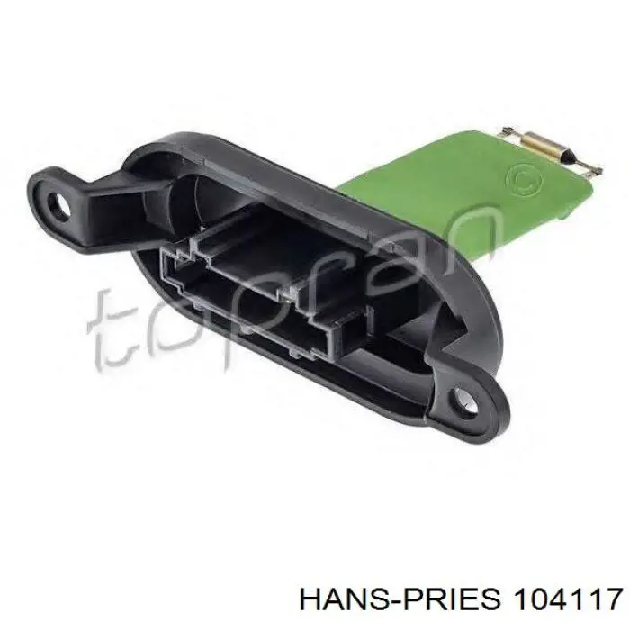Резистор пічки 104117 Hans Pries (Topran)