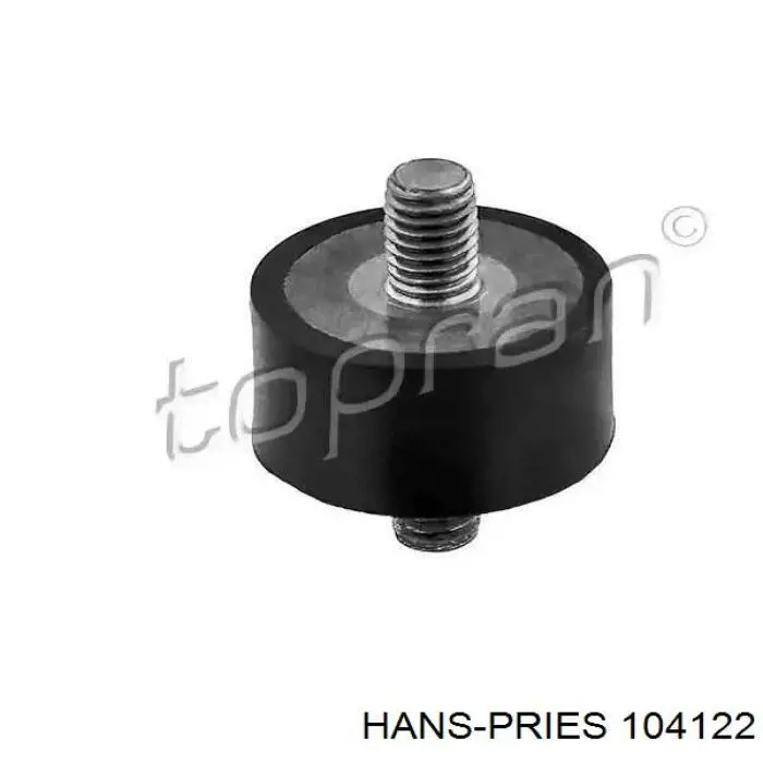 Подушка радіатора охолодження, нижня Hans Pries (Topran) 104122 ціна, від 2.40 USD