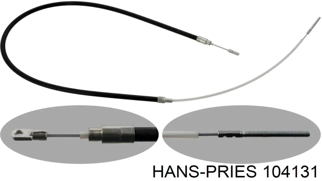 104131 Hans Pries (Topran) шланг/патрубок радіатора охолодження, нижній