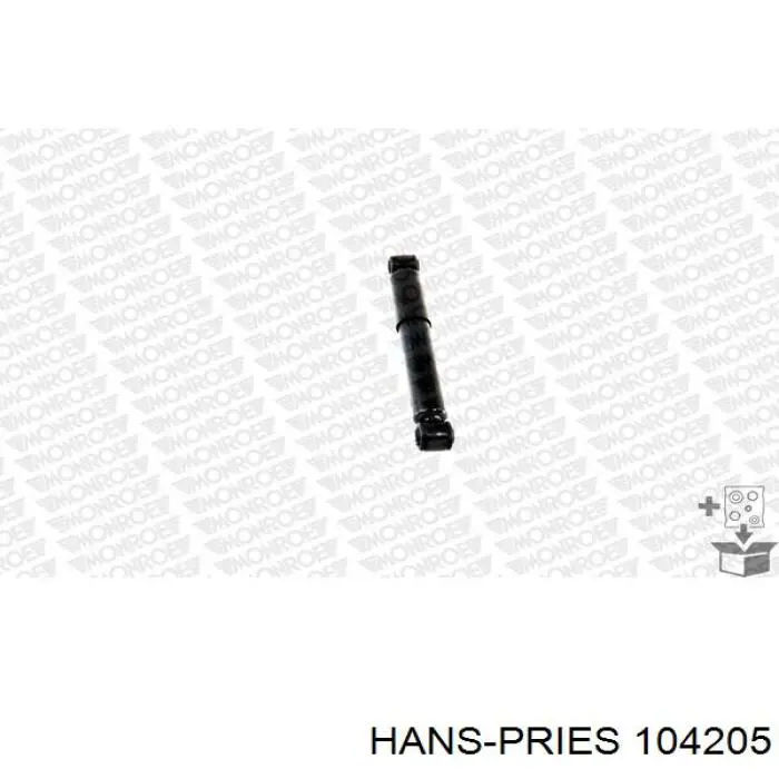 Шланг/патрубок радіатора охолодження, верхній Hans Pries (Topran) 104205 ціна, від 10.05 USD