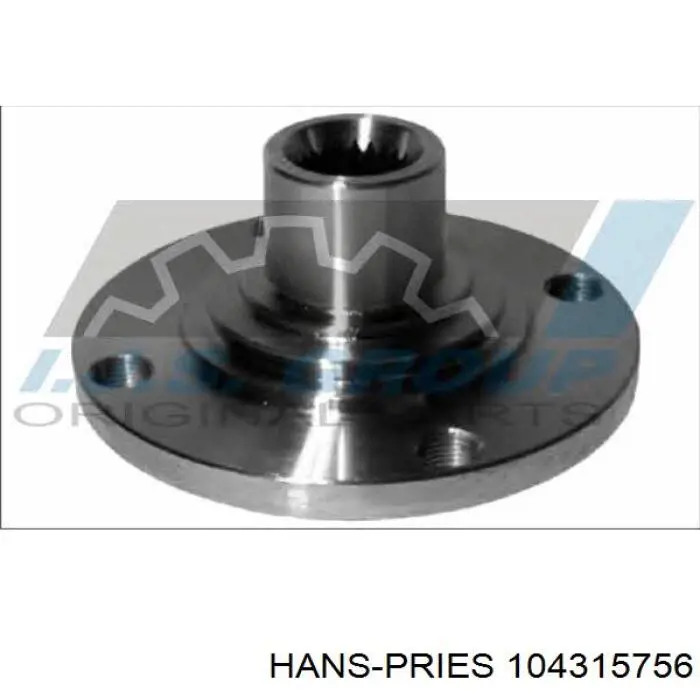 Передня маточина 104315756 Hans Pries (Topran)